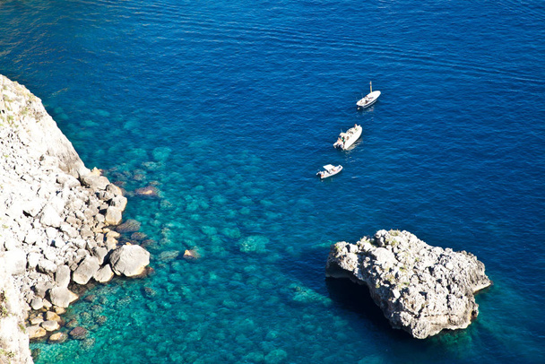 Summertime at Capri, beautiful isle in Naples Gulf, Italy - Foto, afbeelding