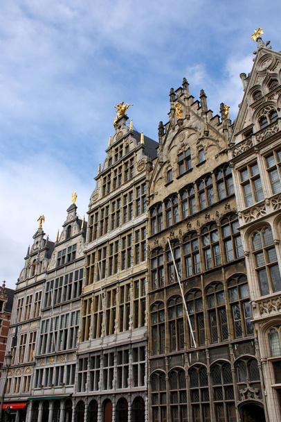 gabled houses on the grote markt - Photo, Image