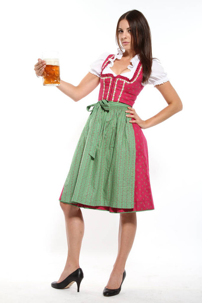 portrait of woman in dirndl - Photo, Image