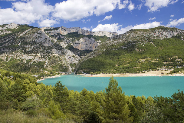 Lac de Sainte Croix (Provence - Alpes, France) - View of the lake  - Foto, Bild