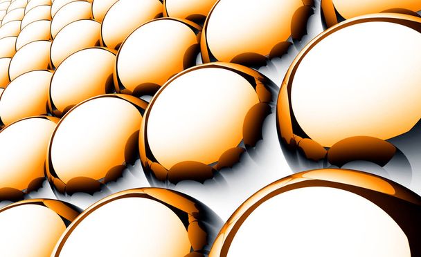 matrix balls background - orange black white 01 - Фото, изображение