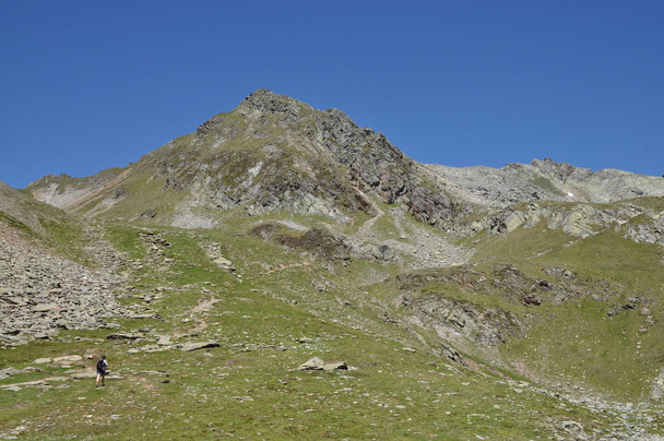 scenic view of beautiful alps landscape  - Valokuva, kuva