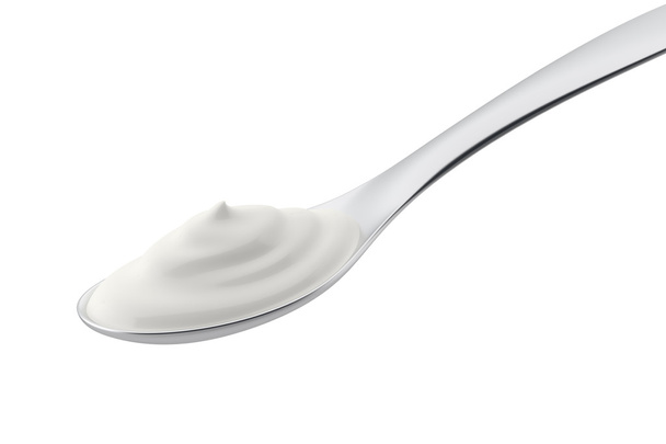 Cuchara de yogur
 - Foto, Imagen