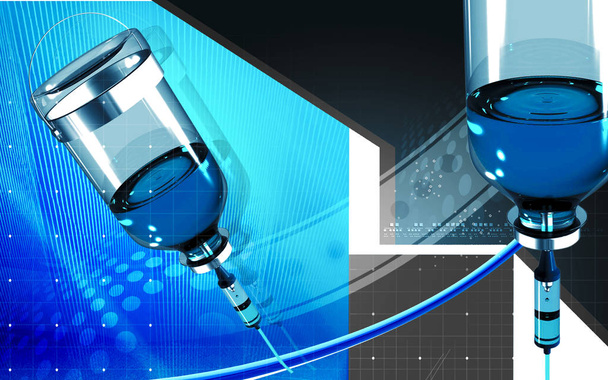 Digital illustration of drip in colour background	 - Фото, изображение