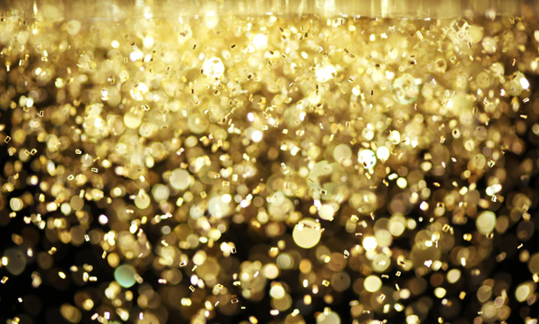 Bright gold glitter - Photo, Image