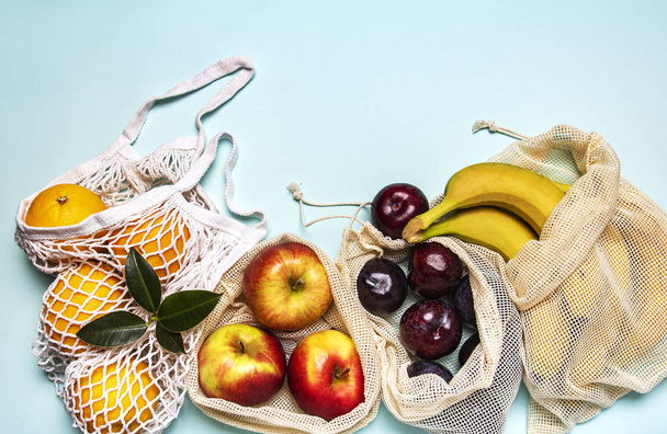 Меш сумки с фруктами
 - Фото, изображение