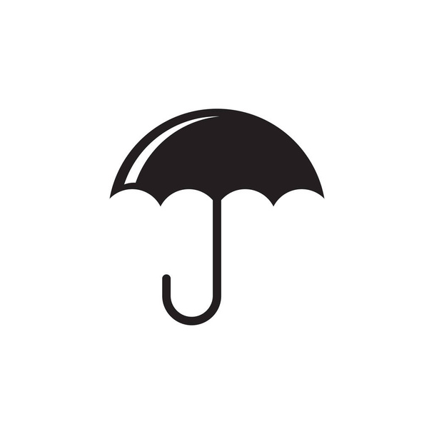 Modelo de vetor de design de logotipo guarda-chuva
 - Vetor, Imagem