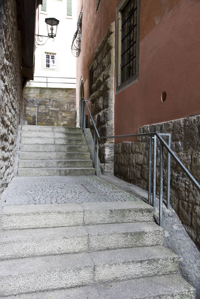 stairs in the hostoric city of schwaebisch hall,south germany - Foto, Bild