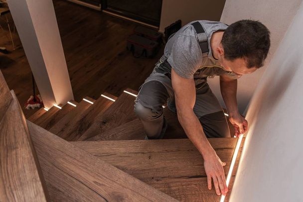 Home Stairs LED Illumination - Foto, Imagen