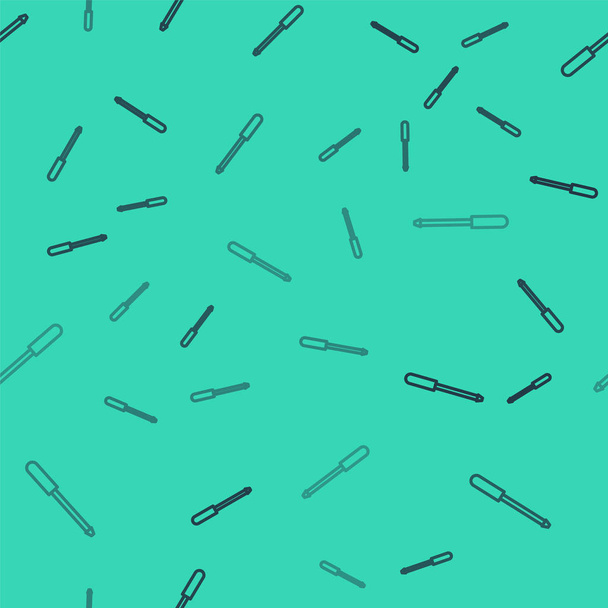 Linea nera icona temperamatite coltello isolato modello senza soluzione di continuità su sfondo verde. Illustrazione vettoriale
 - Vettoriali, immagini