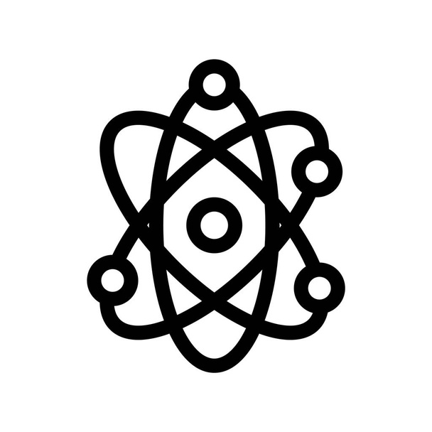 Icona Atomo vettore isolato su sfondo bianco, Segno Atomo, warni
 - Vettoriali, immagini