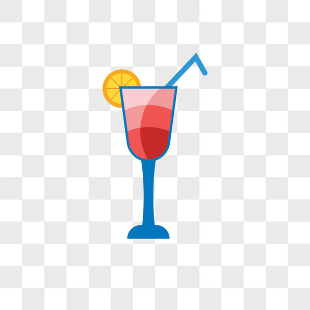 Cocktail-Vektor-Symbol isoliert auf transparentem Hintergrund, Cocktai - Vektor, Bild