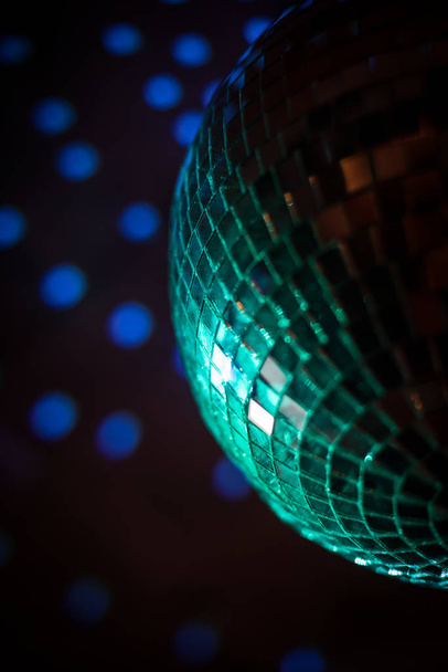 Shiny disco ball in a night club - 写真・画像