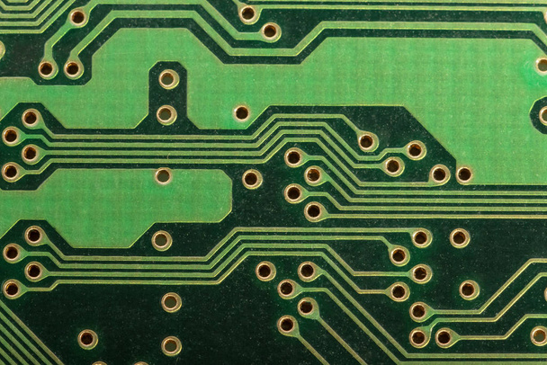 Green Board elektronische Leiterplatte Leiterplatte. - Foto, Bild