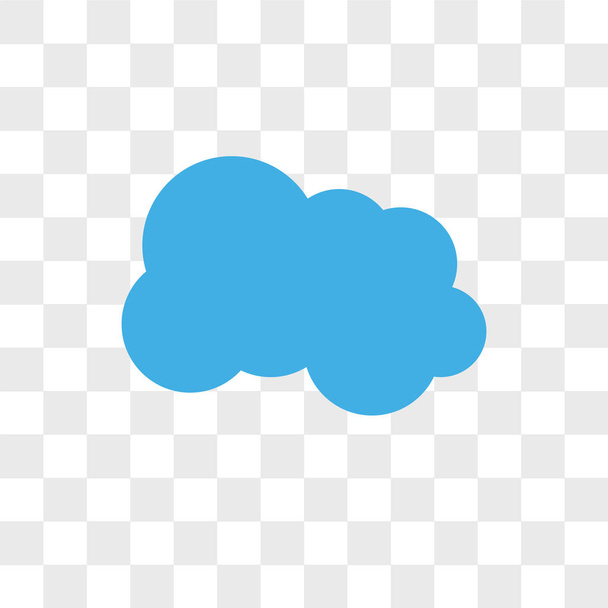 Cloudes vector icon elszigetelt átlátszó háttér, Cloudes  - Vektor, kép