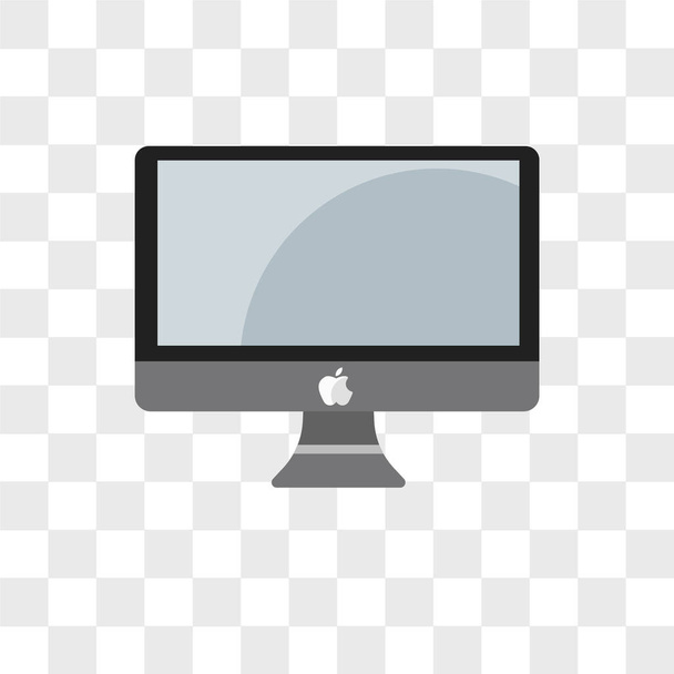 Icona vettoriale del computer isolata su sfondo trasparente, Calcolo
 - Vettoriali, immagini