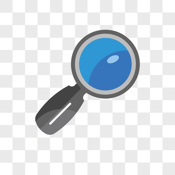 Icono de vector de búsqueda aislado en fondo transparente, Buscar lo
 - Vector, imagen