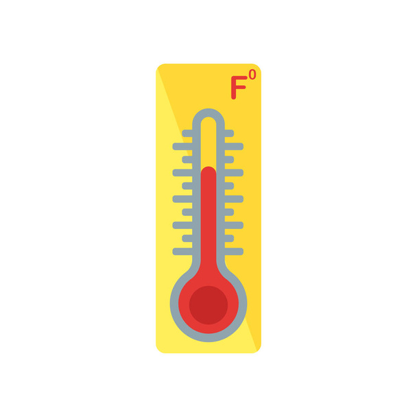 Thermometer icon vector isolated on white background for your web and mobile app design - Vector, Image