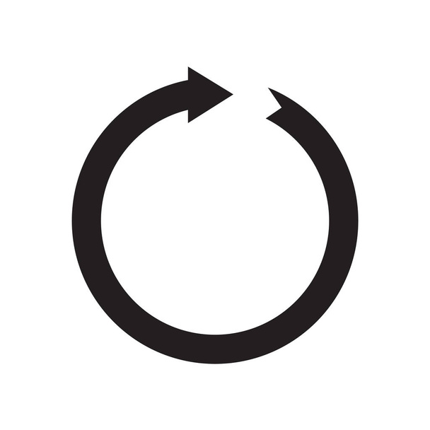 Recharger icône vecteur isolé sur fond blanc, Recharger signe
 - Vecteur, image
