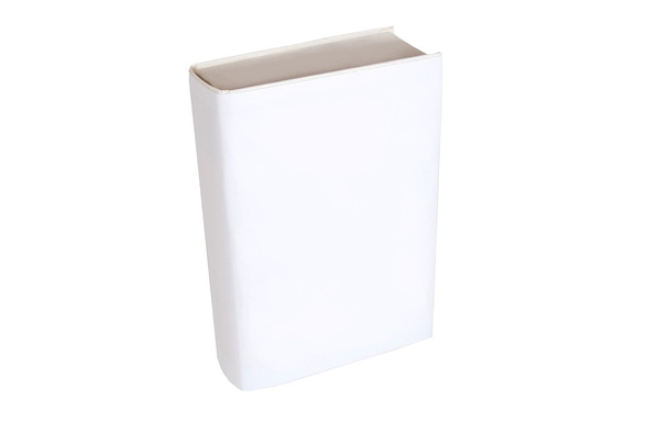 Libro en blanco aislado sobre fondo blanco - Foto, imagen