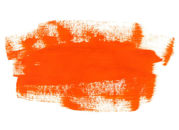 Pomerančová ručně kreslená textura na bílém pozadí - Fotografie, Obrázek