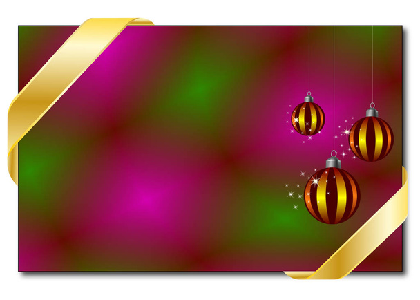 Merry Christmas and happy new year. Illustrated card - Foto, Imagem