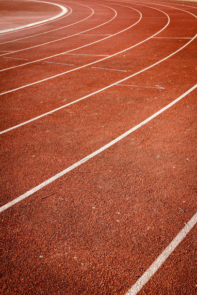 running track on the stadium - Фото, зображення
