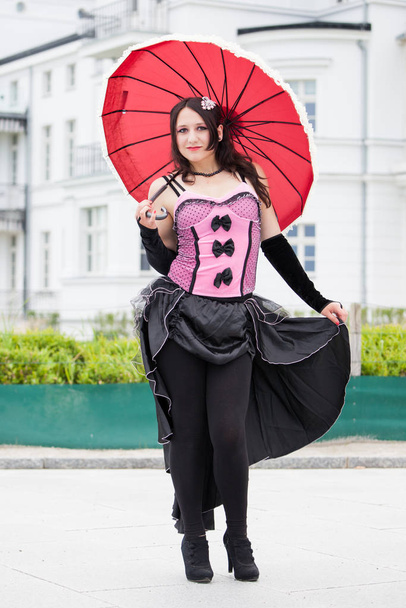 girl posing in cosplay costume   - Fotoğraf, Görsel