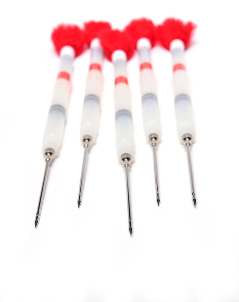 tranquilizer dart isolated on white background - Photo, image