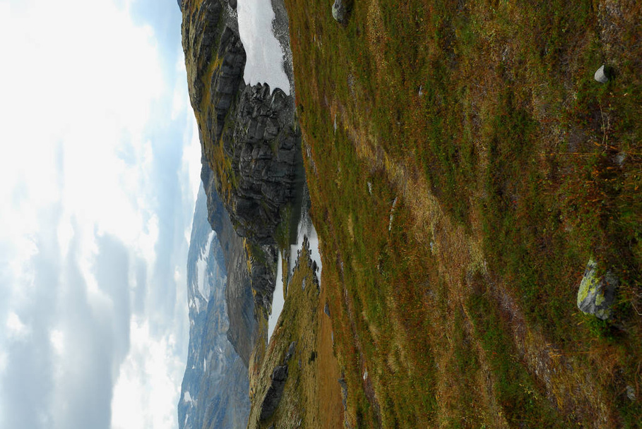Norway on nature landscape background - Foto, imagen