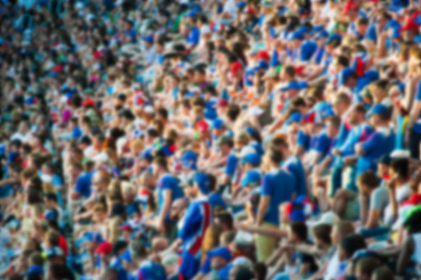 Rozmazané dav diváků na stadionu - Fotografie, Obrázek