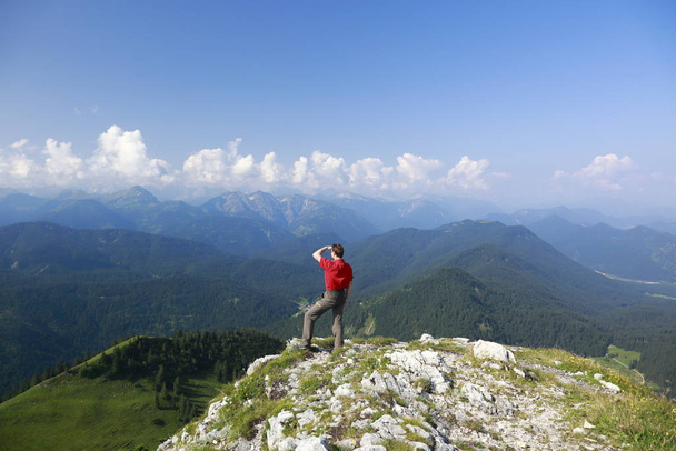 scenic view of beautiful alps landscape - Фото, зображення