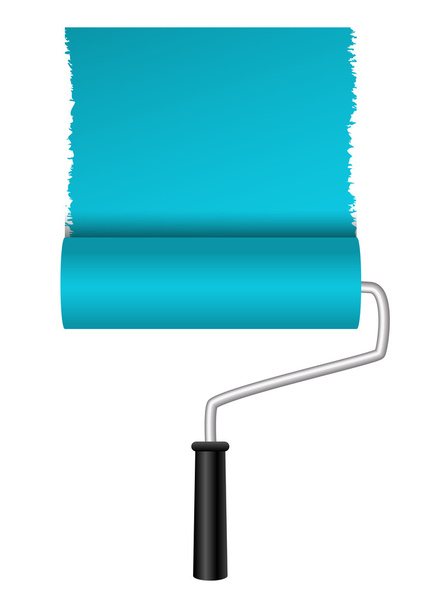 Paint roller - Vector, Image