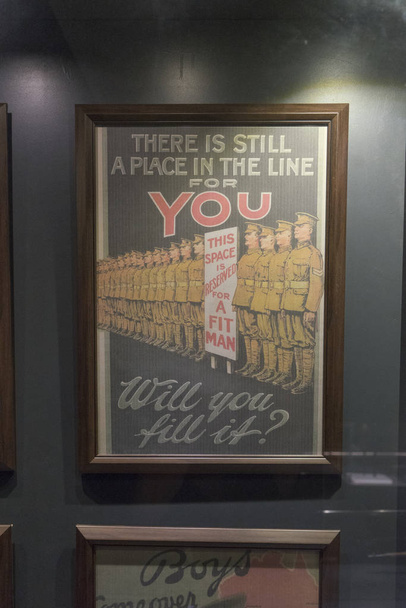第一次世界大戦イギリスのプロパガンダポスター - 写真・画像