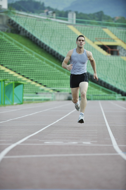 Young athlete running - Zdjęcie, obraz