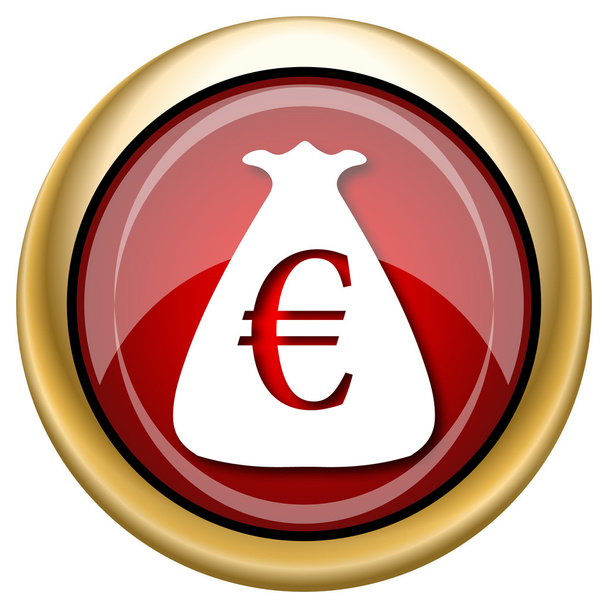 Euro çuval simgesi - Fotoğraf, Görsel