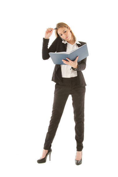 portrait of business woman at work - Фото, изображение