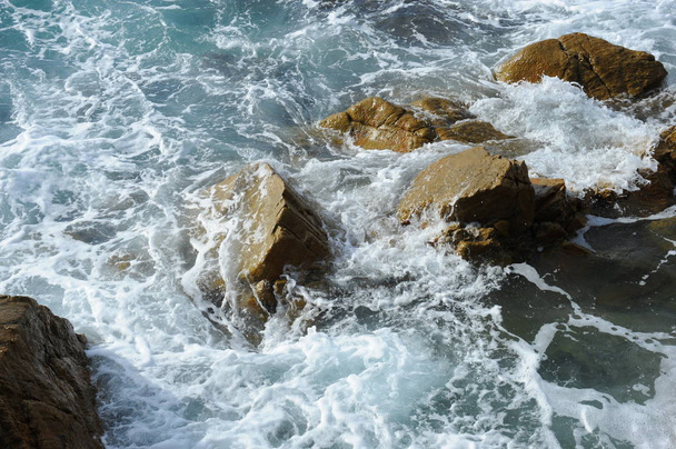 vlny modré mořské vody, přírody a cestování  - Fotografie, Obrázek