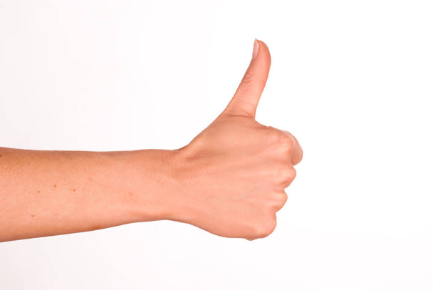 Closeup of hand sign or gesture  - Foto, Imagen