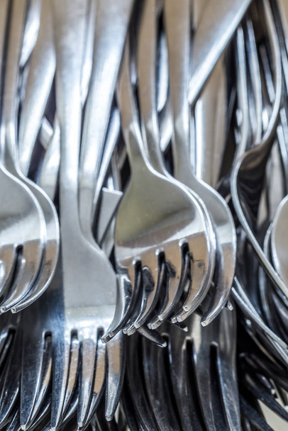steel forks - Фото, зображення