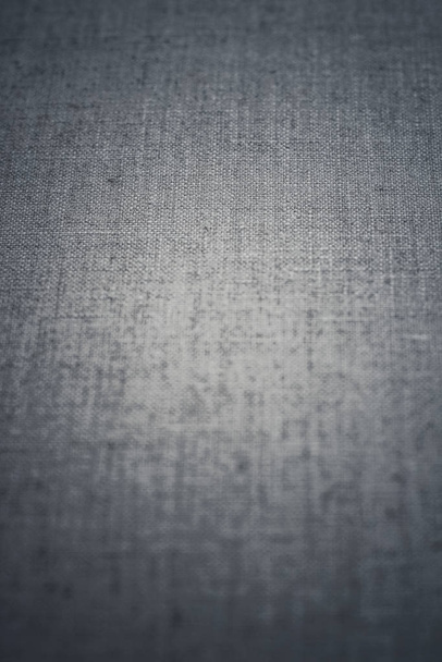 Koristeellinen harmaa pellava kangas kuvioitu tausta sisustus, f
 - Valokuva, kuva