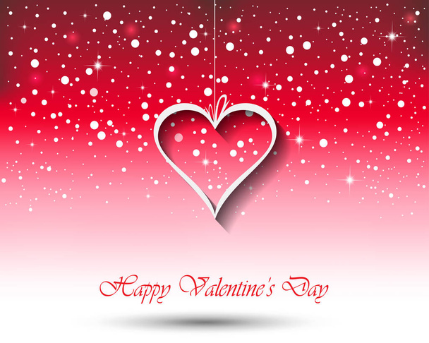 Happy Valentine's day for your seasonal invitations,  postcard, card. - Vector, Image