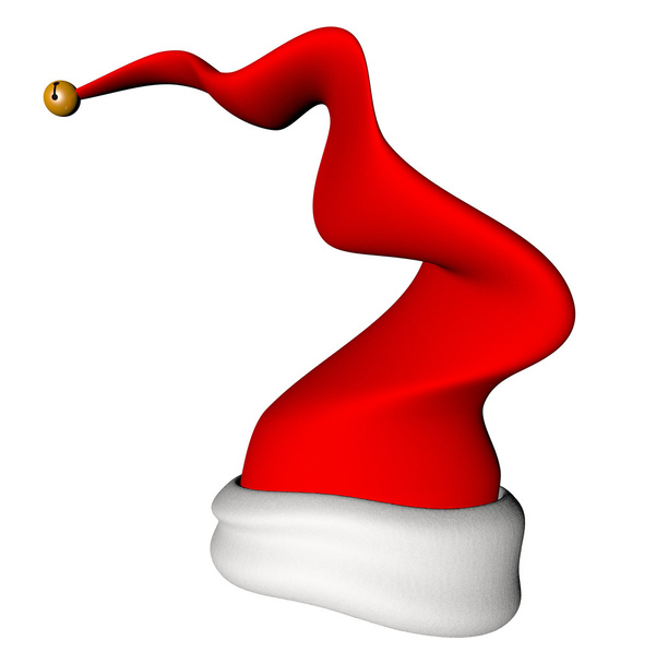 Santa Claus cartoon flapping hat - Photo, Image