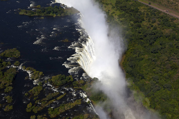 aerial view of victoria falls - Photo, image