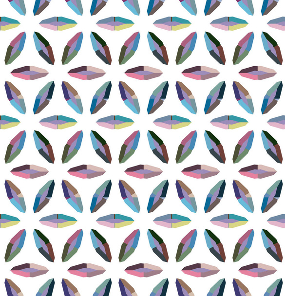 Vektorillustration abstrakter geometrischer Muster - Vektor, Bild