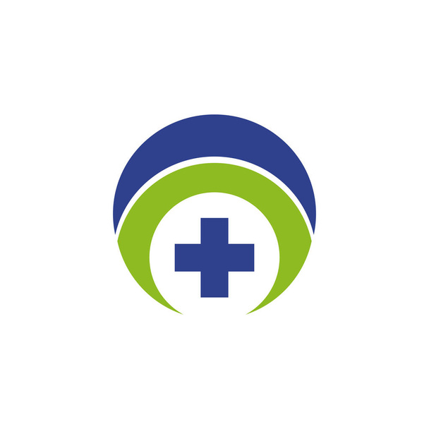 Медико-санитарный шаблон логотипа
 - Вектор,изображение