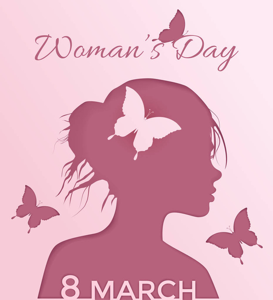 Διεθνής ημέρα της γυναίκας.  - Διάνυσμα, εικόνα