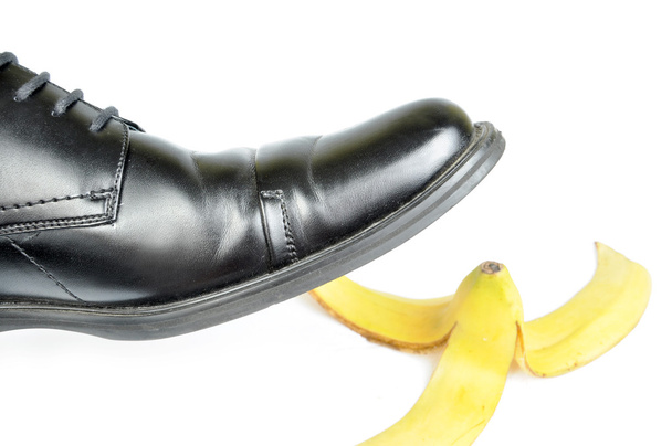 csúszik a banán tabletta - Fotó, kép