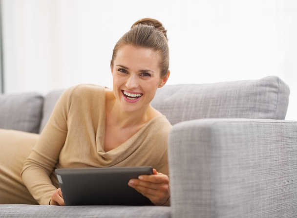 Woman with tablet pc - Photo, Image