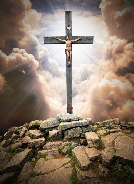 Jesus Cristo na cruz. - Foto, Imagem